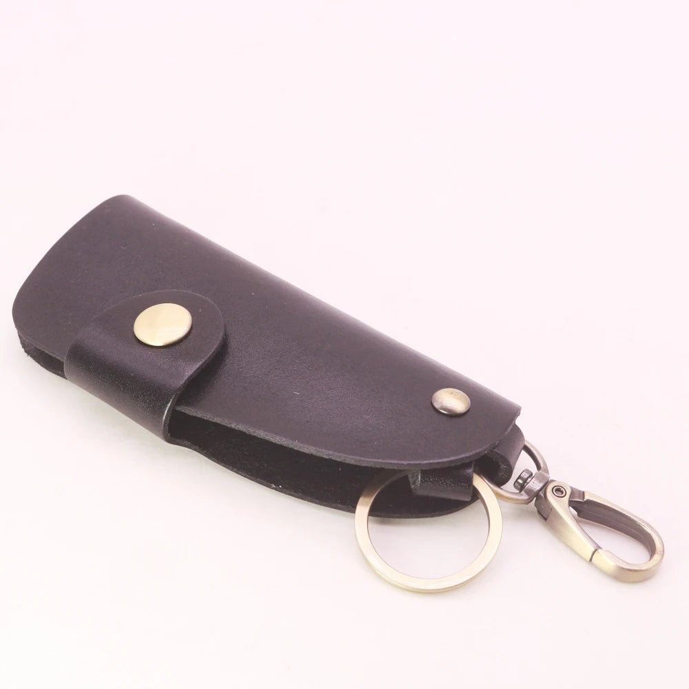 Leather Key Wallet Small Male Purse Female Cover Key Holder High Keyring