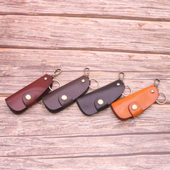 Leather Key Wallet Small Male Purse Female Cover Key Holder High Keyring