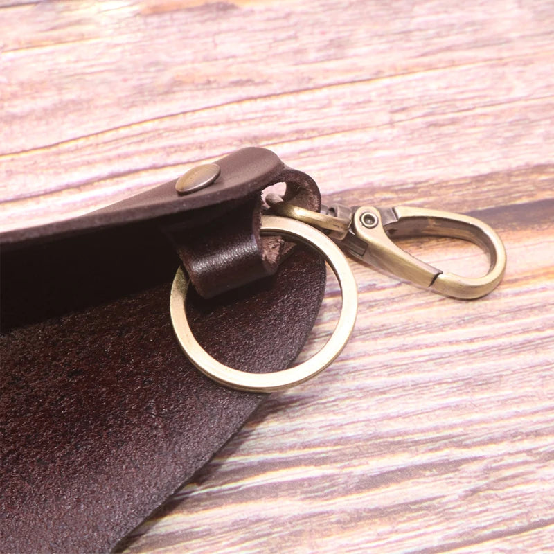 Leather Key Wallet Small Male Purse Female Cover Key Holder High Keyring