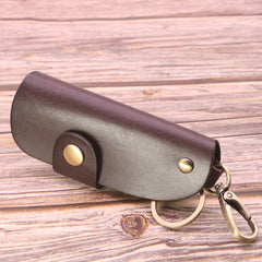 Leather Key Wallet Small Male Purse Female Cover Key Holder High Keyring
