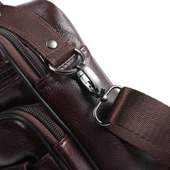 Men's Leather Shoulder Bag Crossbody Messenger Handbag