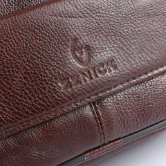 Men's Leather Shoulder Bag Crossbody Messenger Handbag