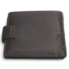 Men's RFID Blocking Bifold Wallet Oil Leather Retro Style