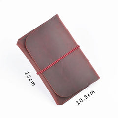Vintage Leather Passport Cover for Men