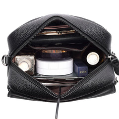Real Cowhide Women's Messenger Bag Small Shoulder Crossbody Handbag