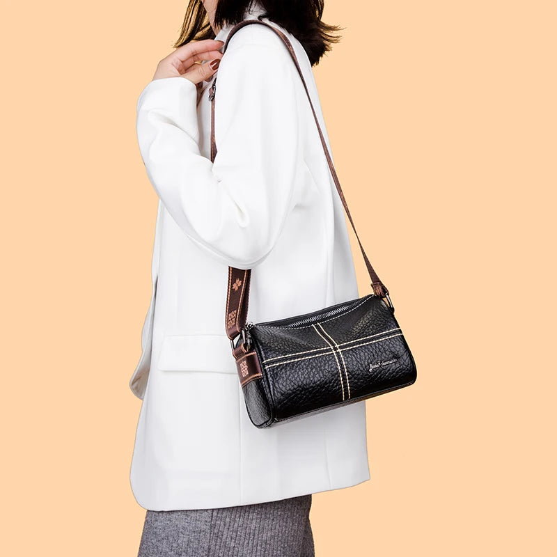 Real Cowhide Women's Casual Shoulder Bag Crossbody Bags