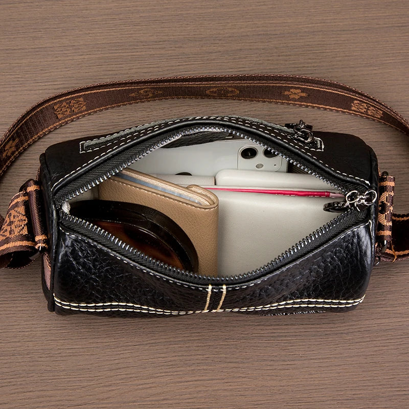 Real Cowhide Women's Casual Shoulder Bag Crossbody Bags