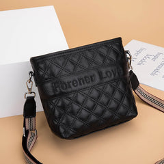Leather Shoulder Bag Designers Women Handbag Female Bucket Bag Soft Natural Skin
