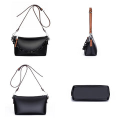 Leather Shoulder Bags Chain High Capacity Ladies Handbags Travel Hand Bag