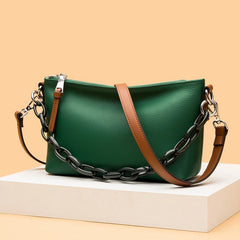 Leather Shoulder Bags Chain High Capacity Ladies Handbags Travel Hand Bag