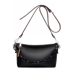 Leather Shoulder Bags Chain High Capacity Ladies Handbags Travel Hand Bag