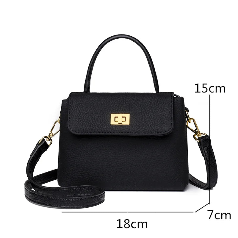 Leather Shoulder Crossbody Bag for Women Ladies Messenger Bag