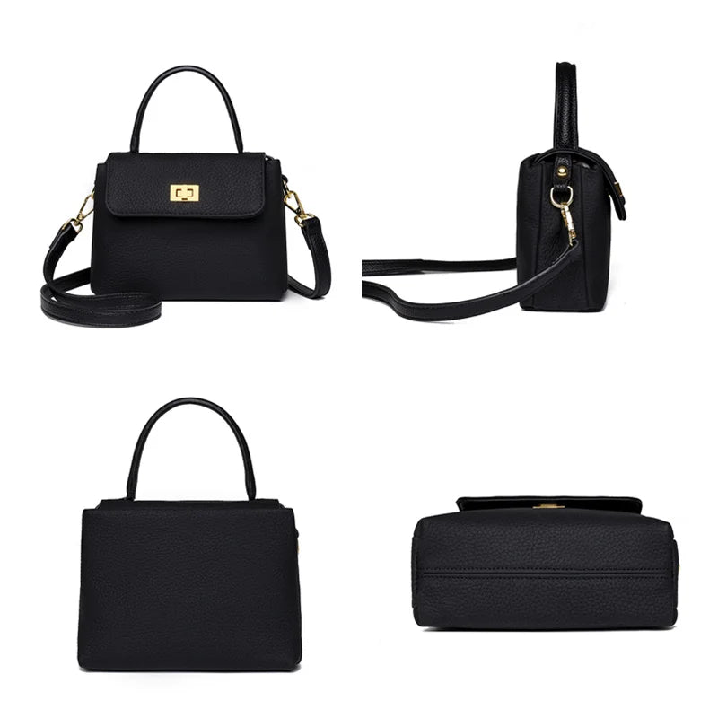 Leather Shoulder Crossbody Bag for Women Ladies Messenger Bag