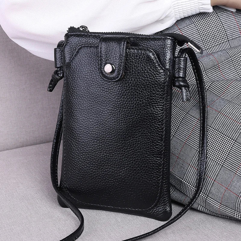 Leather Small Crossbody Bags For Women Shoulder Bag Handbags Female Purse Phone