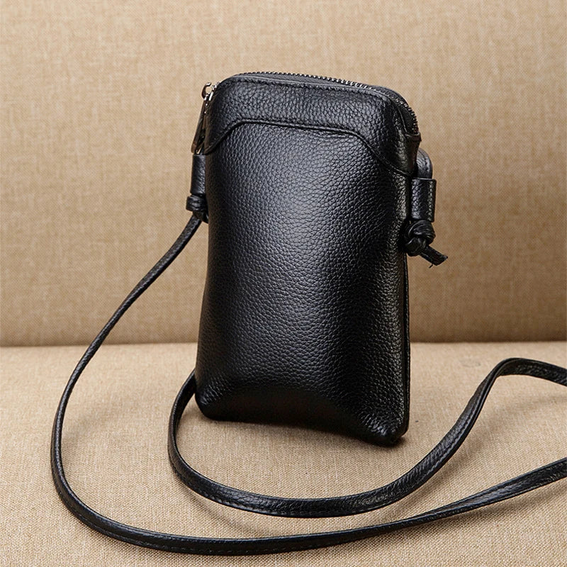 Leather Small Ladies Crossbody Bags Female Casual Shoulder Bags
