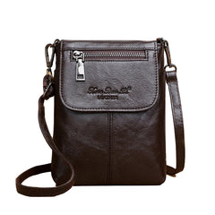 Leather Small Ladies Crossbody Bags For Women Casual Shoulder Messenger Bags Fem