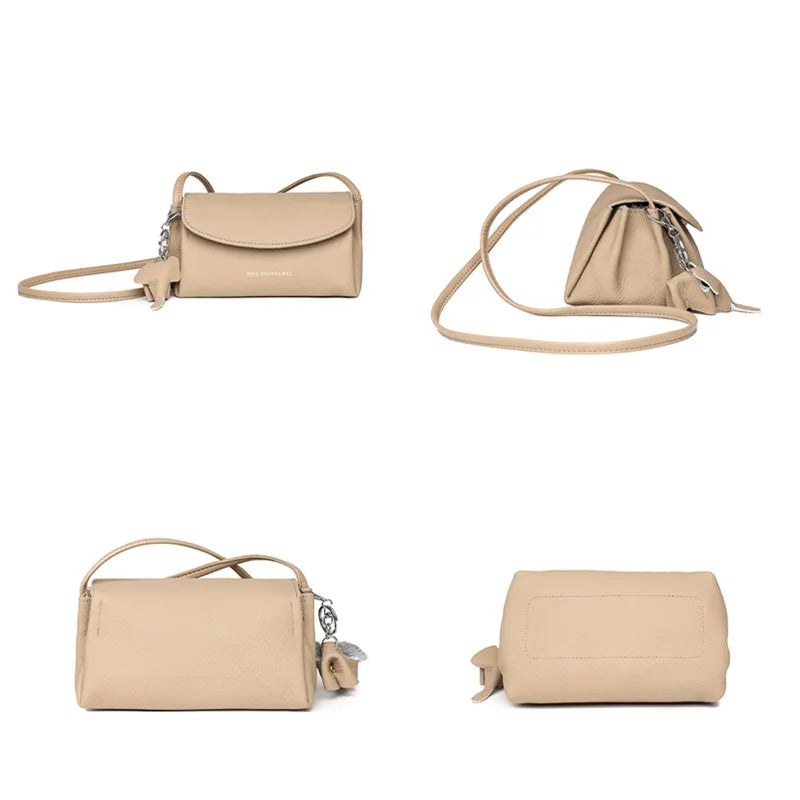 Small Leather Shoulder Crossbody Bag Women Handbag Ladies Tote Sac