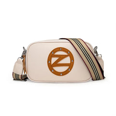 Leather Tote Bag High Cowhide Ladies Handbags Double Zipper Women