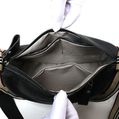 Leather Tote Bag Cowhide Women Handbags Shoulder Bags Wide Strap Messenger Bag