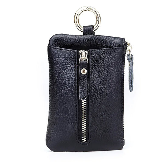 Leather Unisex Key Wallet Multifunction Organizer Bag Men Car Key Holder