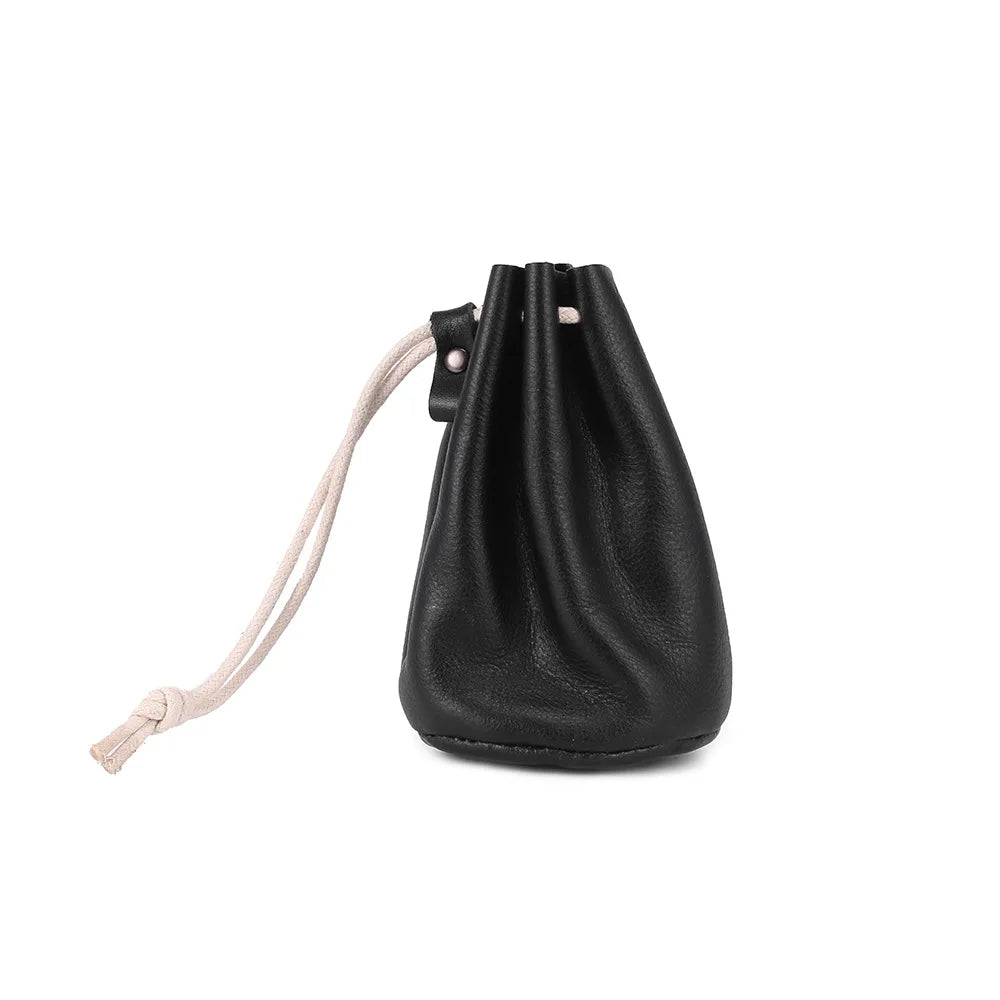Vintage Leather Coin Purse Mini Wallet for Women
