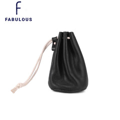 Vintage Leather Coin Purse Mini Wallet for Women