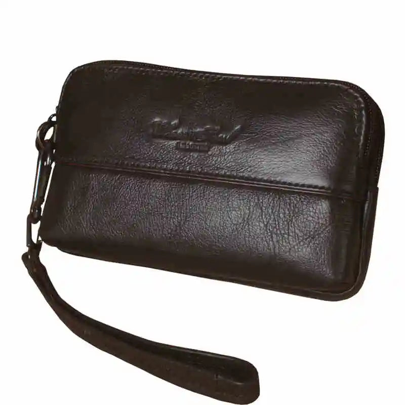 Leather Waist Packs Men Women Fanny Pack Pouch Phone Purse Wallet Clutch Bag