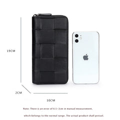 Women's Long Zipper Purse Large Clutch Bag for Cell Phone