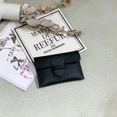 Leather Women Card Wallet Small Purse Business Holders Slim Purse