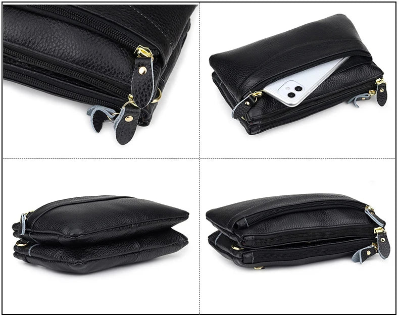 Small Leather Women Crossbody Bag Shoulder Handbag Casual Clutch Purse