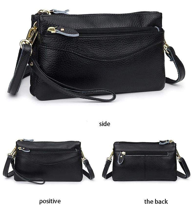 Small Leather Women Crossbody Bag Shoulder Handbag Casual Clutch Purse