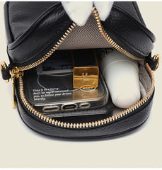 Solid Cow Leather Women Crossbody Bag Small Purse Bag