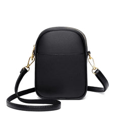 Solid Cow Leather Women Crossbody Bag Small Purse Bag