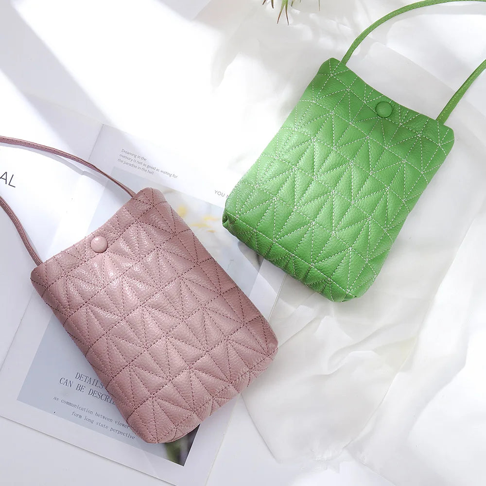 Leather Women Crossbody Bags Large Capacity Shoulder Messenger Bags