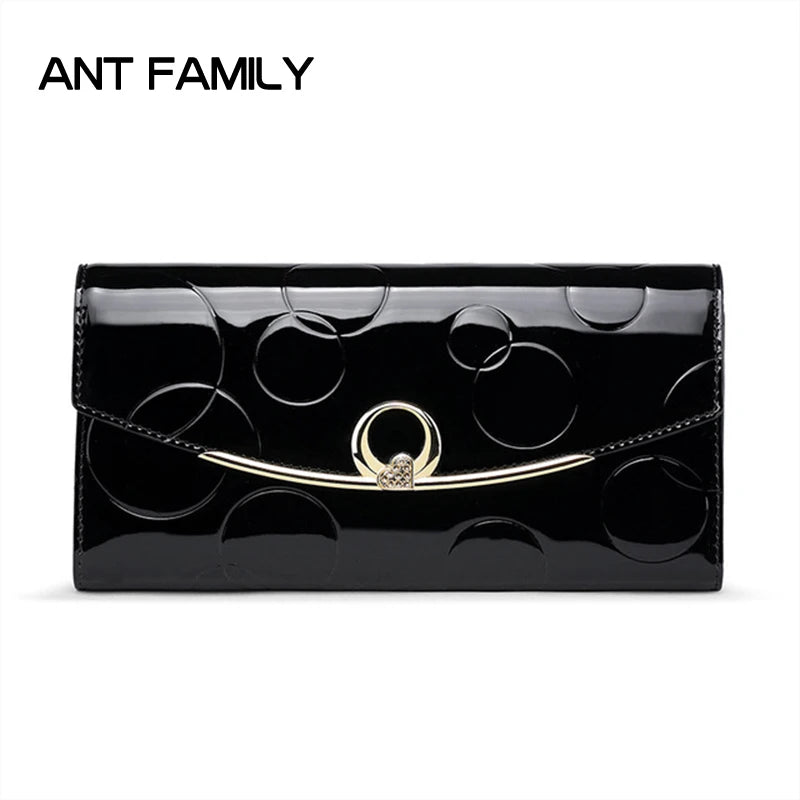 Long Diamond Hasp Wallet Women's Clutch Wallet