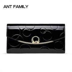 Long Diamond Hasp Wallet Women's Clutch Wallet