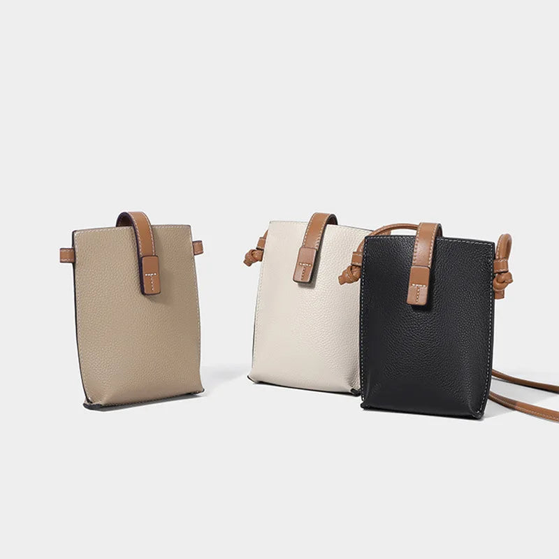 Leather Women Crossbody Shoulder Bag Lady Purse