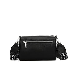 Leather Women's Bag Diamond Shoulder Bags 100% Cowhide Ladies Handbag