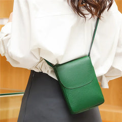 Leather Women's Casual Phone Bag Small Shoulder Bag Crossbody Bags