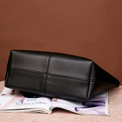 Soft Leather Handbags Vintage Shoulder Tote Bag Ladies Large Capacity Purse Bags