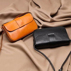 Cow Leather Saddle Bag Women Chestbag Shoulder Bag Ladies Crossbody PhoneBag