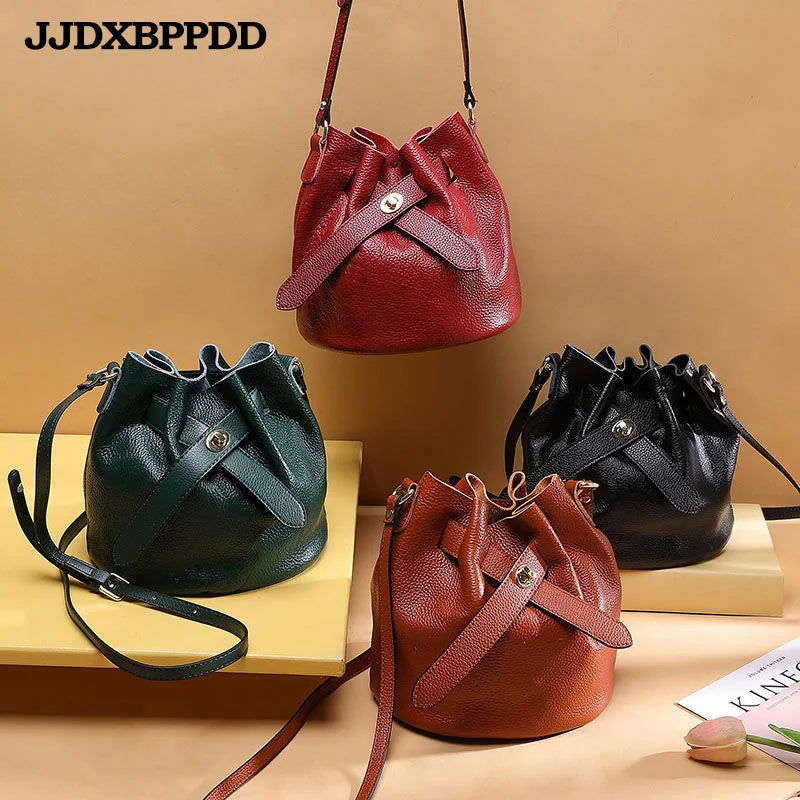 Women Shoulder Flap Crossbody Bags Bucket Bag