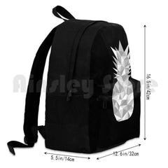 Geometric 2 Outdoor Hiking Backpack Waterproof Silver
