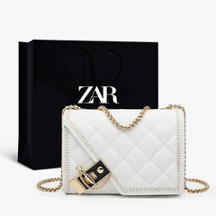 Geometric Chain Bag Women Shoulder Bags Leather Handbags