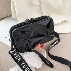 Geometric Hard Box Women Bag High Plastic Handbag Ladies Crossbody Messenger