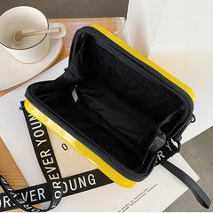 Geometric Hard Box Women Bag Plastic Handbag Crossbody Messenger Shoulder Bags