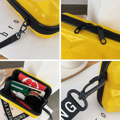 Geometric Hard Box Women Bag Plastic Handbag Crossbody Messenger Shoulder Bags