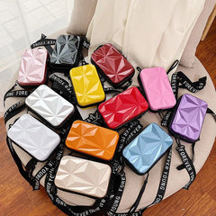 Geometric Hard Box Women Bag Plastic Handbag Crossbody Messenger Shoulder Bags