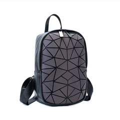 Geometric Luminous Women's Backpack Diamond Lattice Glowing