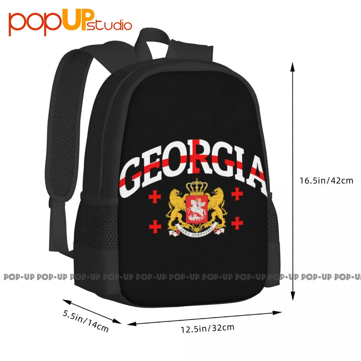 Georgia Flag Patriotic Georgian Diaspora Backpack